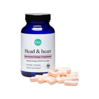 Ora Organic Head & Heart Plant-Based Omega-3 Supplement