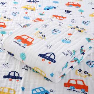 Sweet Home 6 layers of baby quilt baby towel-Car