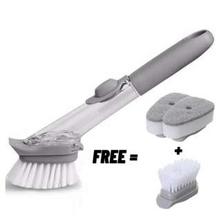 Camime Pot Brush with Handle hydraulic brush