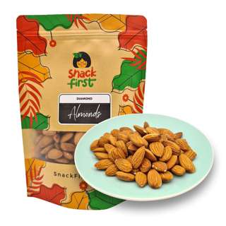 SnackFirst Diamond Almonds - Raw USA Almonds
