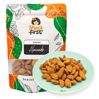 SnackFirst Diamond Almonds - Raw USA Almonds SnackFirst Diamond Almonds - Raw USA Almonds