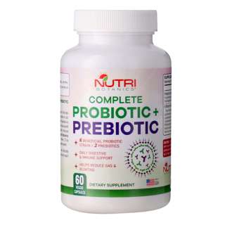 Nutri Botanics Prebiotic + Probiotic Digestive Health Nutri Botanics Prebiotic + Probiotic Digestive Health