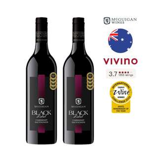Mcguigan Black Label Cabernet Sauvignon Red Wine Bundle of 2