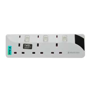 Soundteoh 3Ways Extension Socket 3Meters - White