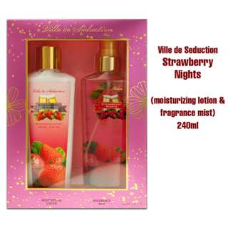 Q PERFUMES Gift Set Strawberry Nights Ville De Seduction