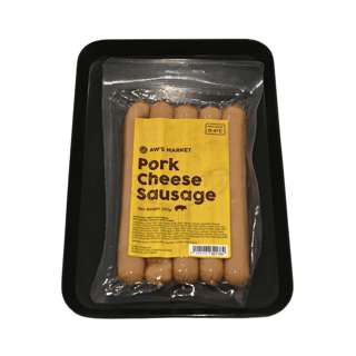 Aw's Market Pork Cheese Sausage