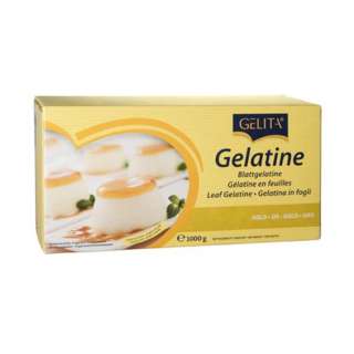 Gelita Gold Strength Leaf Gelatine Sheets - 500 Sheets