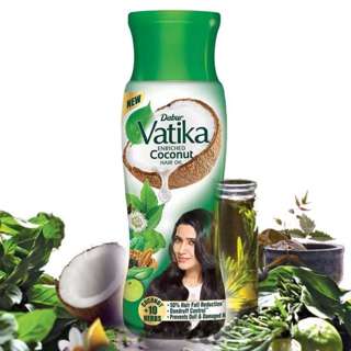 Dabur Vatika Enriched Coconut Hair Oil, Coconut + 10 Herbs