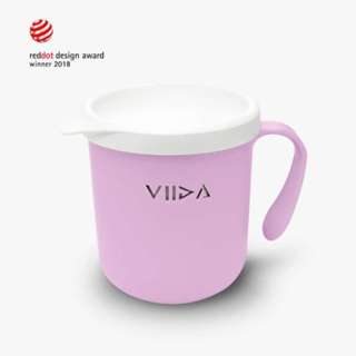Viida Souffle Antibacterial Stainless Steel Cup - Purple