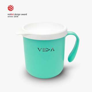 Viida Souffle Antibacterial Stainless Steel Cup - Turquoise