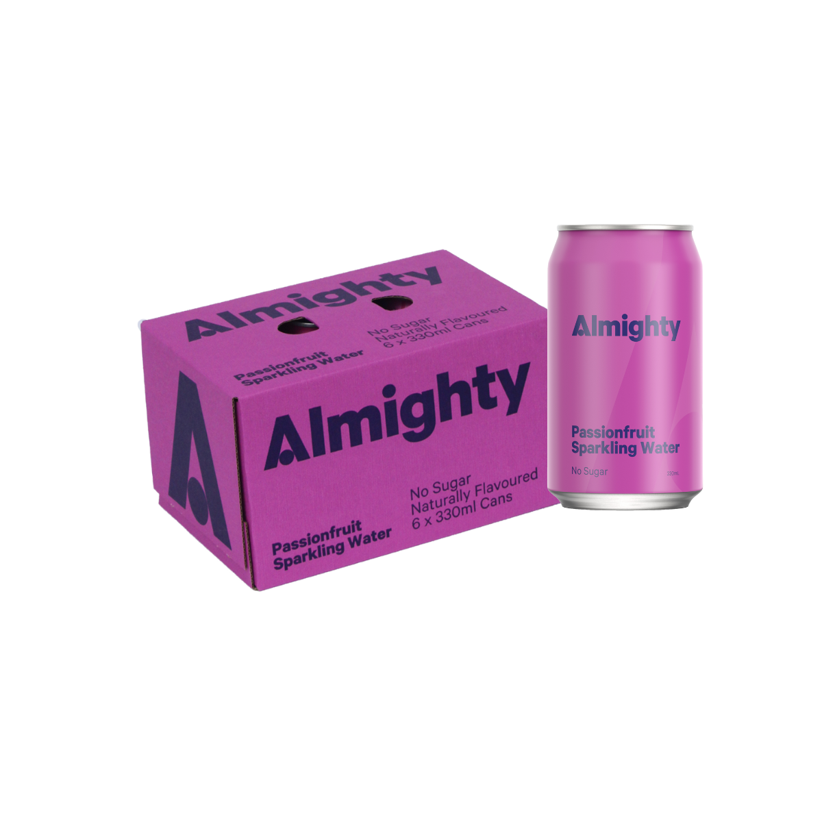 Almighty Drinks Sparkling Water - Passionfruit