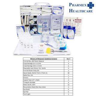 Assure First Aid Box 100 Pax, Refill Box C