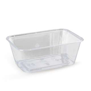 MillionParcel Plastic Food Container 1000ml Body (Rectangular