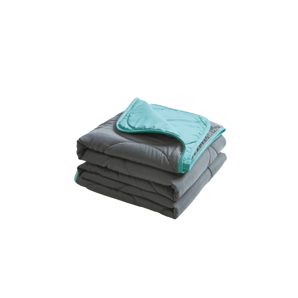 Epitex Air Down Blanket - Charcoal/Turquoise