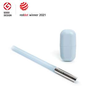 Viida UiU Collapsible and Reusable Straw (1.2cm)- Misty Blue