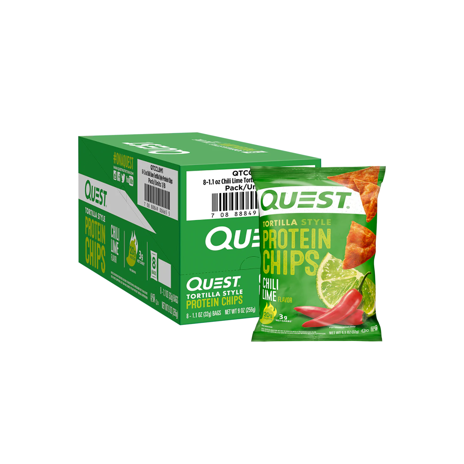 Quest Protein Chips Chili Lime