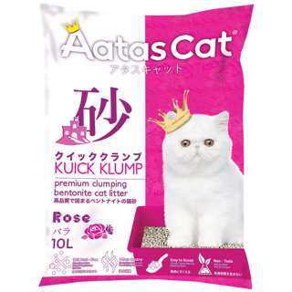 Aatas Cat Kuick Klump Bentonite Cat Litter - Rose
