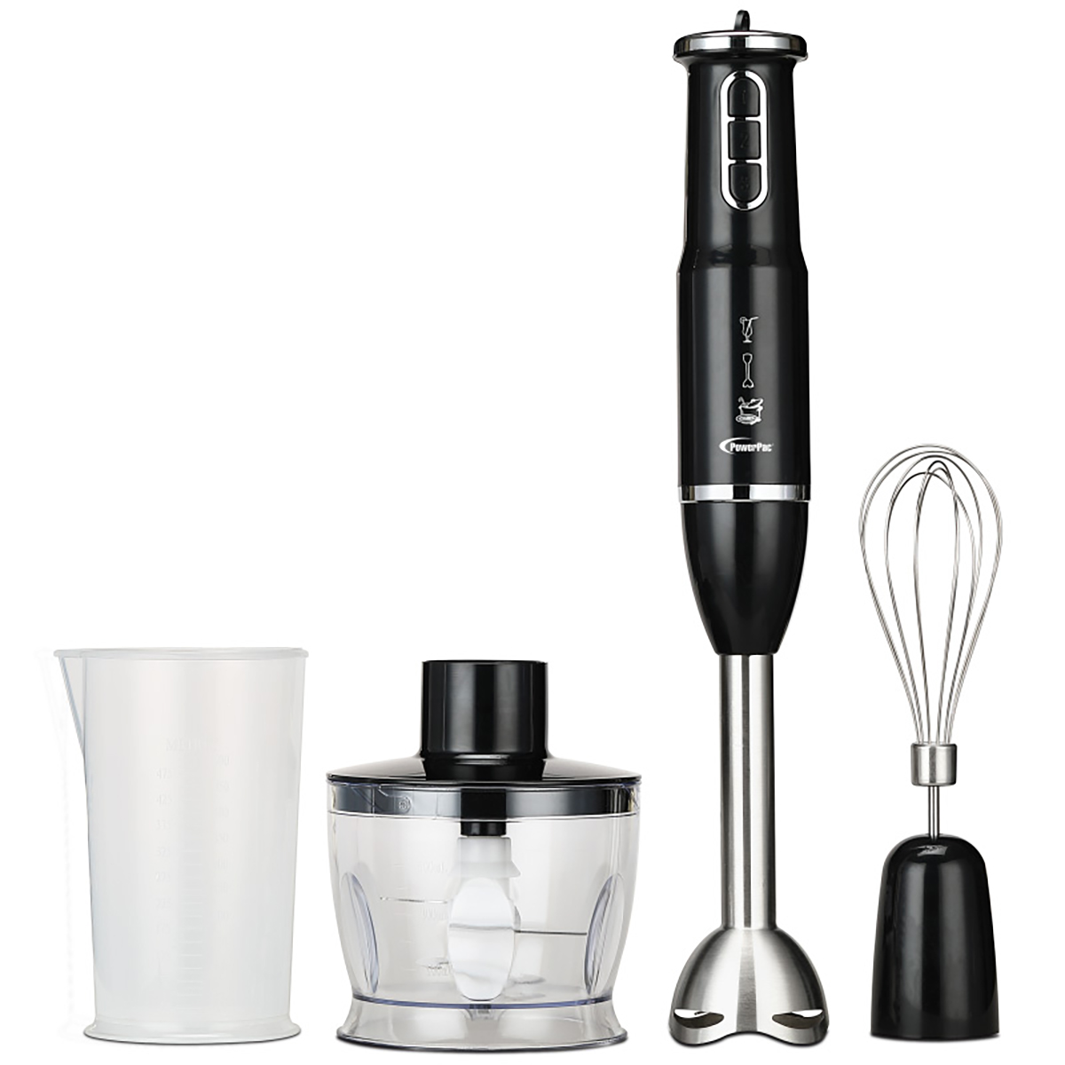 PowerPac Hand Blender Set 600 Watts (PPBL393)