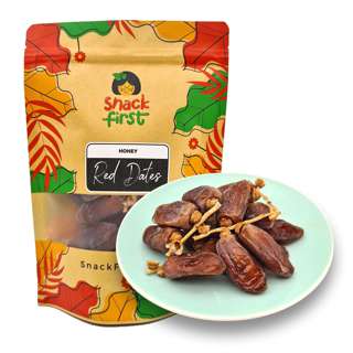 SnackFirst Honey Red Dates (Tunisia Deglet Nour Dates)