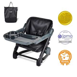 Unilove Feed Me Portable Baby Booster - Bubble Black