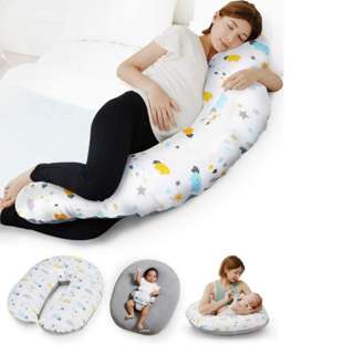 Unilove Hopo Bamboo 8-in-1 Pregnancy Nursing Pillow - Weather Unilove Hopo Bamboo 8-in-1 Pregnancy Nursing Pillow - Weather