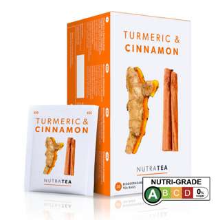 NutraTea Tumeric & Cinnamon Tea, 20 Tea Bag