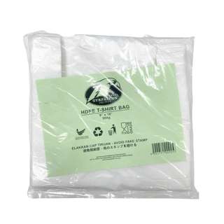 Falcon Gusset plain T-shirt bag 9" x 18"