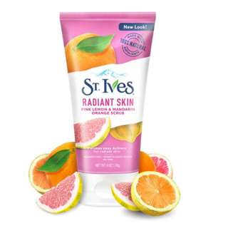 St. Ives Pink Lemon & Mandarin Face Scrub For Radiant Skin