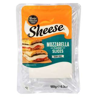 Bute Island Vegan Mozzarella Style Sliced Cheese Bute Island Vegan Mozzarella Style Sliced Cheese