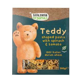 Little Pasta Organic Tricolour Teddy Baby Pasta