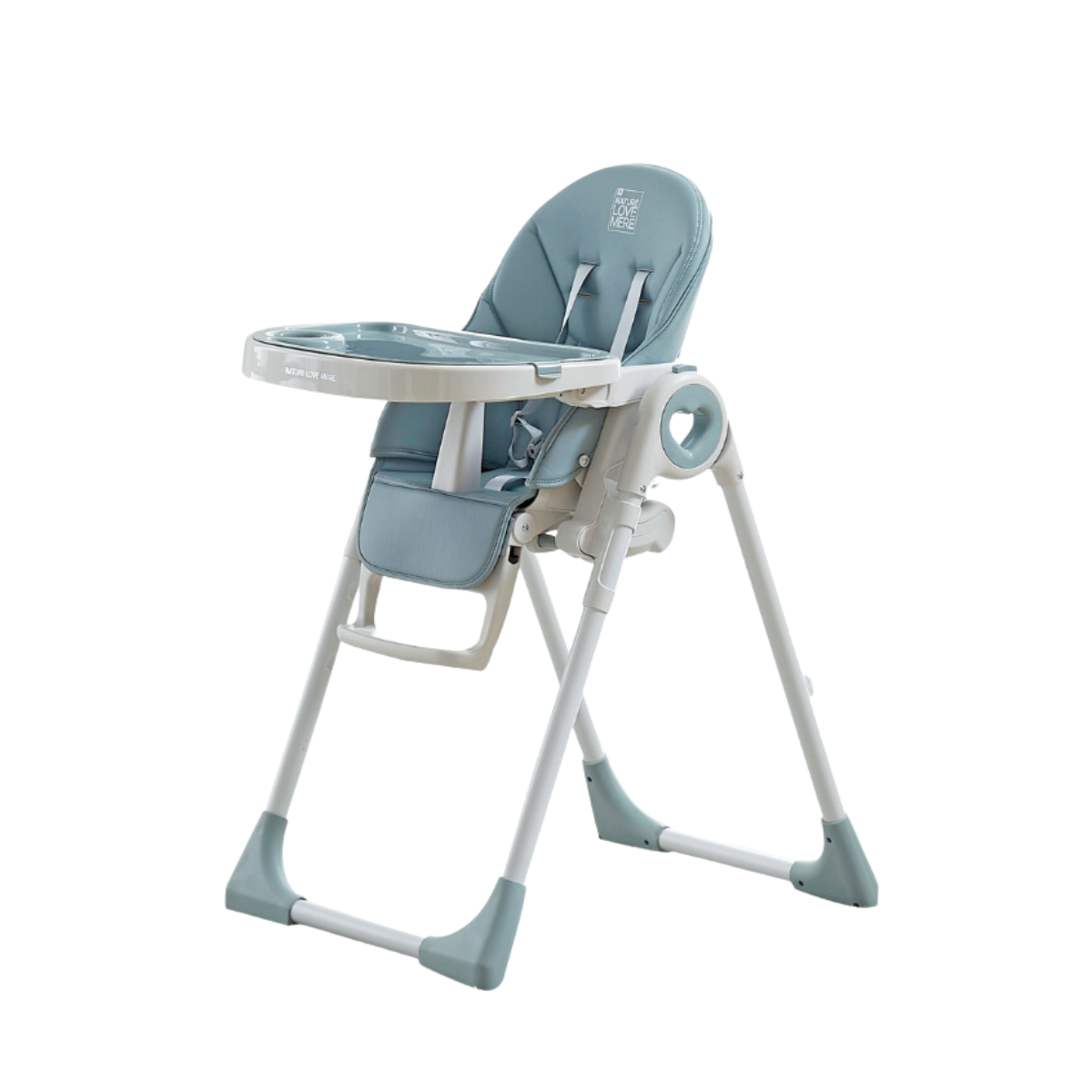 Nature Love Mere Foldable High Chair - Natural Mint Nature Love Mere Foldable High Chair - Natural Mint