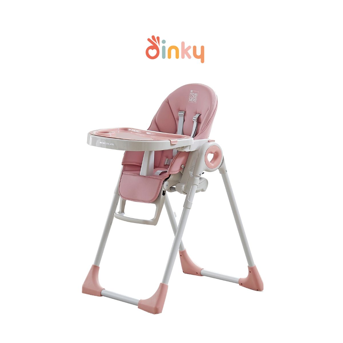 Nature Love Mere Baby Highchair SOFT PINK NTUC FairPrice