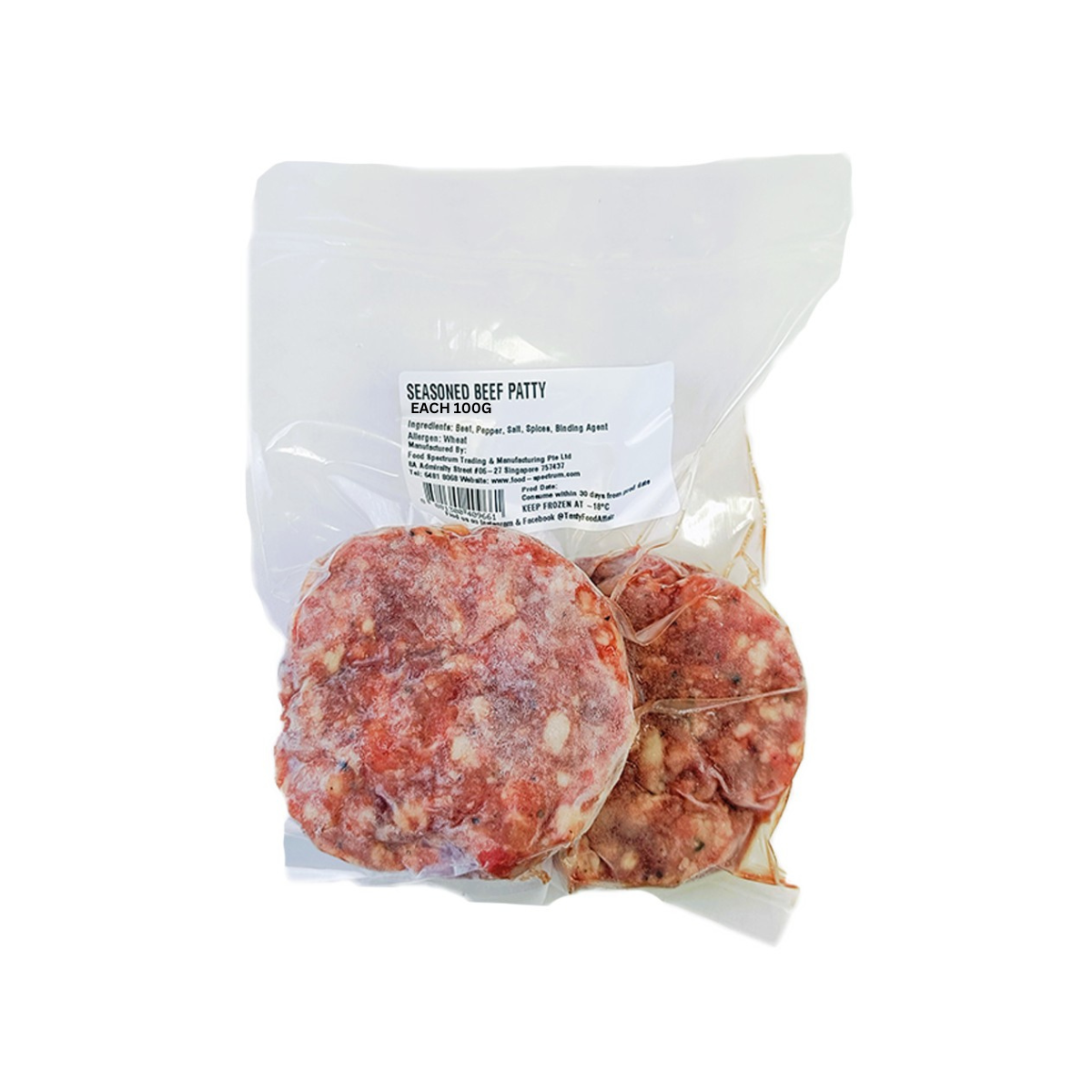 Tasty Food Affair Seasoned Beef Patty