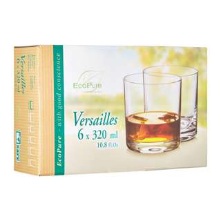 EcoPure Versailles Whisky Old Fashioned Tumbler 32Cl