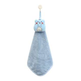 SWEET HOME Thickened Lucky Hand Towel-Blue