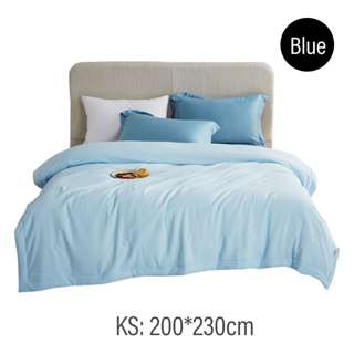 Sweet Home Premium Tencel Soybean Fiber Quilt-Blue-KS