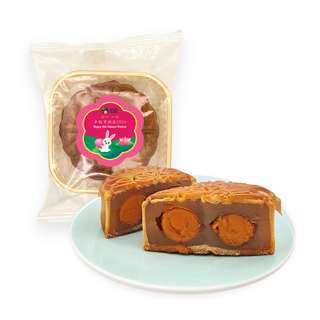 SnackFirst Double Yolk With Lotus Paste Mooncake (Less Sweet)