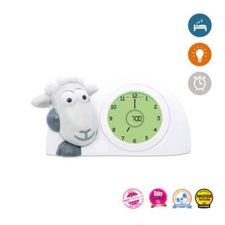 Zazu Sam the Lamb, Sleeptrainer Alarm Clock - Grey