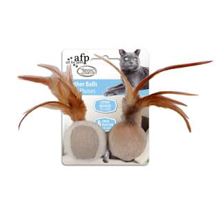 AFP Classic Comfort Feather Balls Cat Toy