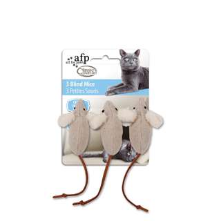 AFP Classic Comfort 3 Blind Mice Cat Toy