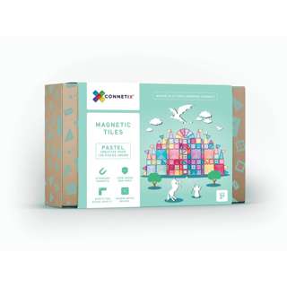 Connetix Tiles 120 Pcs Pastel Creative Pack Magnetic Tiles