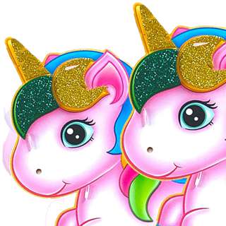 Partyforte Mid Autumn B/O PVC Toy Lantern - Unicorn Glitter Partyforte Mid Autumn B/O PVC Toy Lantern - Unicorn Glitter