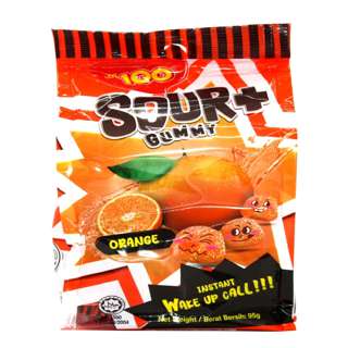 Lot 100 Sour + Gummy - Orange