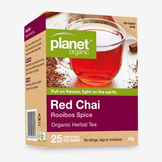 Planet Organic Red Chai Herbal Tea Blend