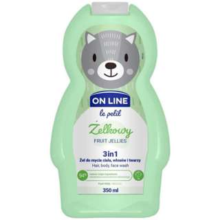 On Line Kids 3 in 1 Hair, Body, Face Wash Fruit Jellies On Line Kids 3 in 1 Hair, Body, Face Wash Fruit Jellies