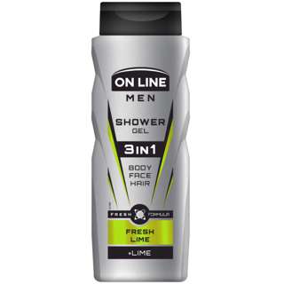 On Line Men 3 in 1 Shower Gel Fresh Lime