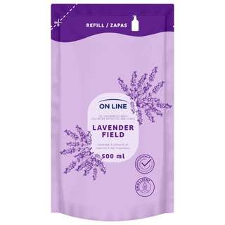 On Line Creamy Hand Wash Lavender & Silk Refill