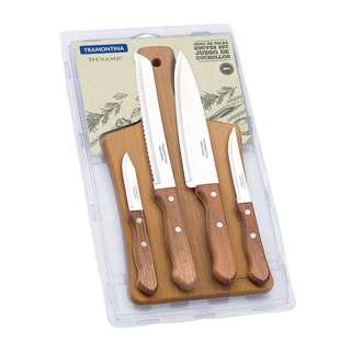 Tramontina Dynamic 5 Piece Knife Set with Cutting Board