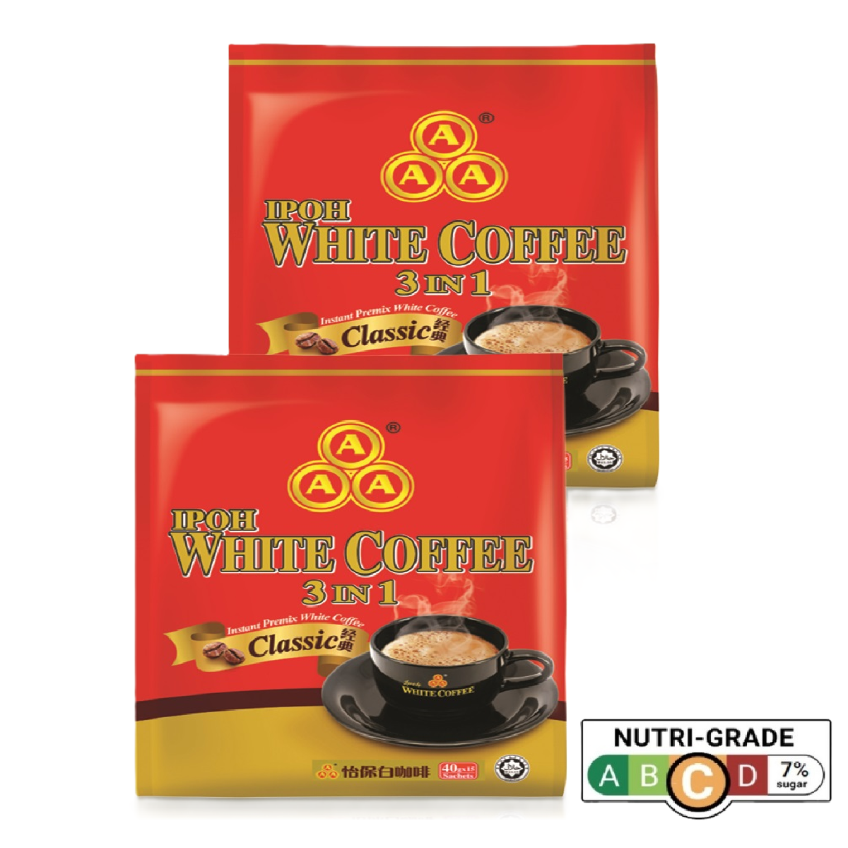AAA Ipoh White Coffee - 3 in 1 Classic (Bundle)