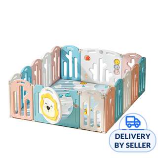 Lucky Baby Smart System Foldable Safety Play Yard - Lion
